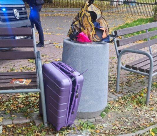Chwila nieuwagi podczas fotografowania Rynku. Policjanci odnaleźli skradzioną walizkę turystki nad Wisłokiem