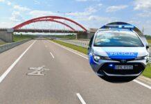 Bez buta i kurtki, za to z promilami. Pijany mężczyzna łapał „stopa” na autostradzie A4