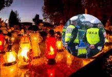 Pijana kobieta zatrzymana przy cmentarzu. Miała 2 promile i prowadziła samochód