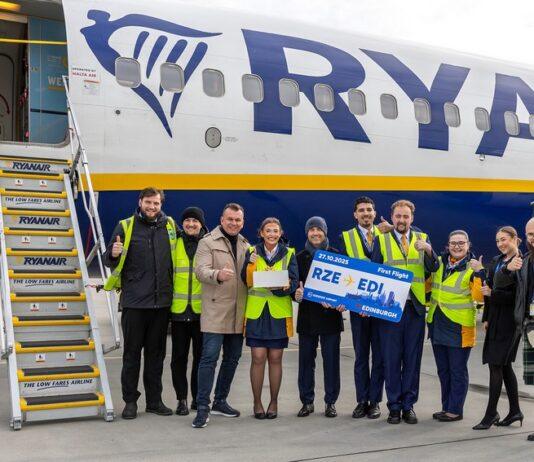 Ryanair uruchamia bezpośrednie loty do Edynburga