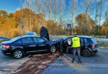 W wyniku wypadku w Sędziszowie Małopolskim cztery osoby trafiły do szpitala