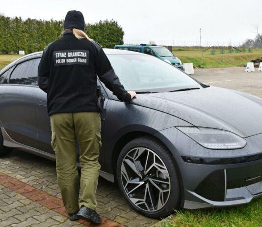 Skradziony w Niemczech hyundai za 140 tys. złotych odzyskany na granicy w Budomierzu
