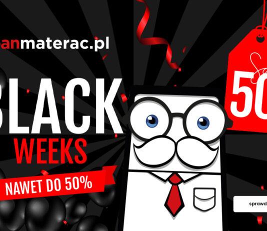 Black Friday w salonach Pan Materac – rabaty do 50% Pan Materac