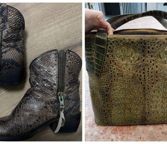 Egzotyczna galanteria na granicy. KAS zatrzymała wyroby ze skór pytona i krokodyla