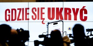 aplikacja gdzie się ukryć konferencja prasowa