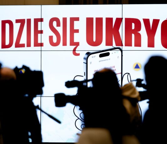 aplikacja gdzie się ukryć konferencja prasowa