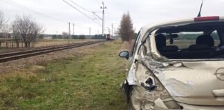 zignorowanie znaku stop