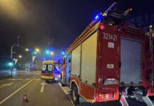 Pożar mieszkania w Rzeszowie. Dwie osoby trafiły do szpitala, doszło do ewakuacji mieszkańców