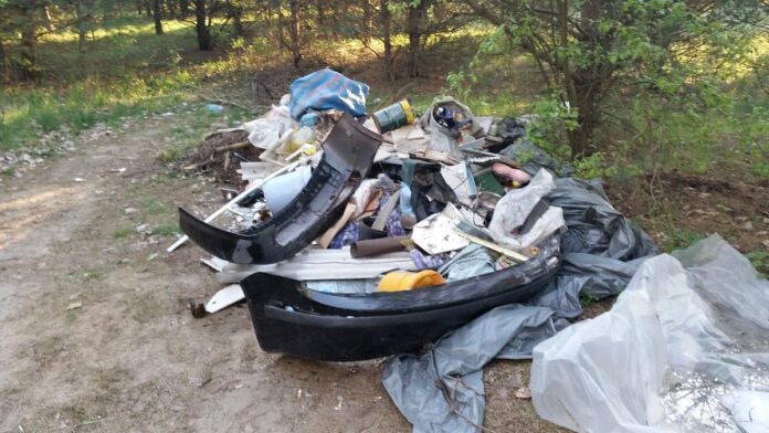 policja-nielegalne-wysypisko nielegalne wysypiska podkarpacie