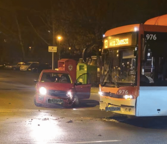zderzenie autobus taksówka rzeszów