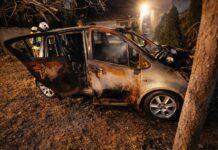 sadkowa góra pożar samochodu ofairy śmiertelne