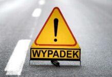 Wypadek na rondzie Kuronia w Rzeszowie. Autokar przeleciał przez rondo