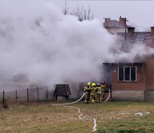 pożar ofiara śmiertelna podkarpacie