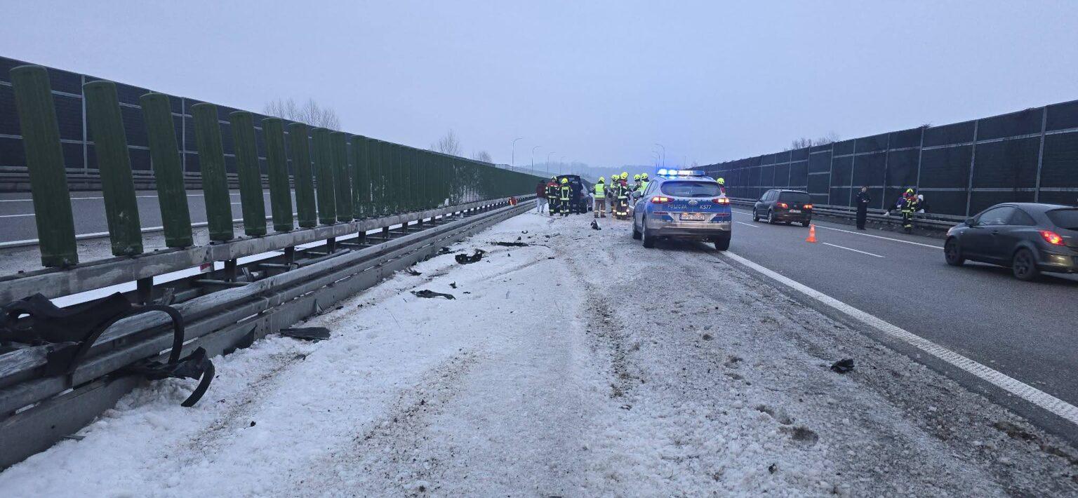 uderzenie w bariery a4