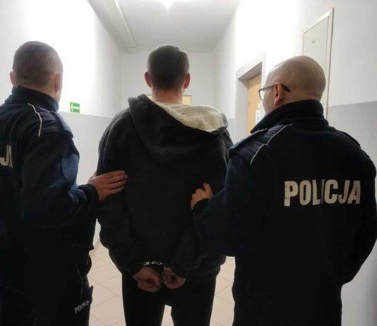 Atak z nożem w ręku w Ustrzykach Dolnych. Napastnik odpowie za recydywę zatrzymany za atak nożem