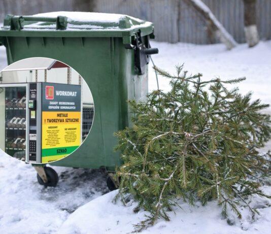 choinka śmietnik