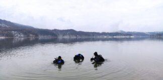 szkolenie strażaków-nurków na Solinie