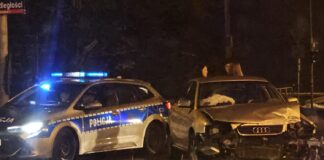 Kolizja na skrzyżowaniu ul. Mieszka I i Al. Niepodległości w Rzeszowie