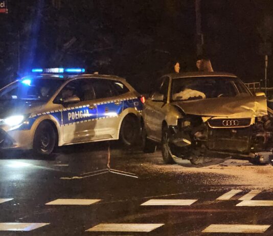 Kolizja na skrzyżowaniu ul. Mieszka I i Al. Niepodległości w Rzeszowie