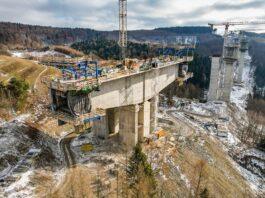 Zdjęcia: GDDKiA, S19 Babica - Jawornik; wykonano już 78 proc. prac mostowych