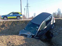 Wypadek w Łańcucie. Zderzenie dwóch pojazdów, pasażerowie w szpitalu