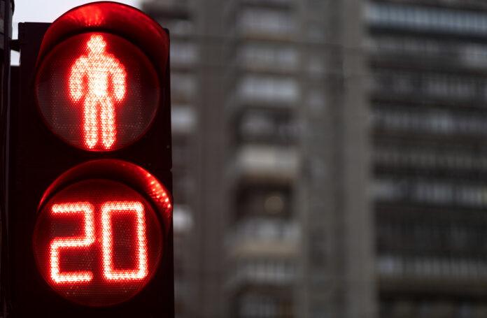 sekundnik na skrzyżowaniu