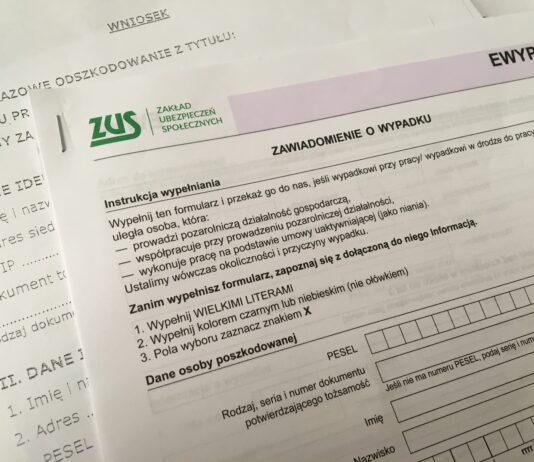 zus odszkodowania