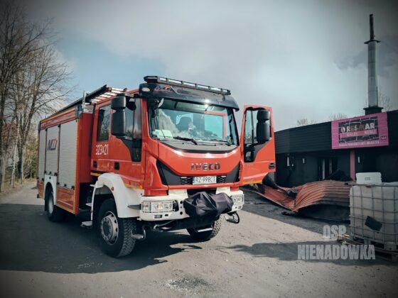 pożar w Nienad&oacute;wce