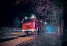 pożar w Nienadówce