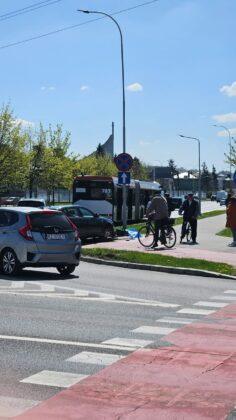 kolizja na rondzie Rzesz&oacute;w