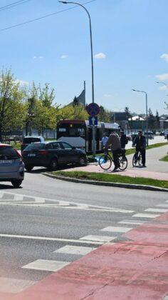 kolizja na rondzie Rzesz&oacute;w