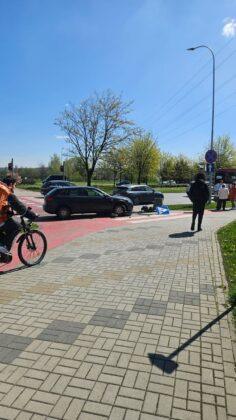 kolizja na rondzie Rzesz&oacute;w