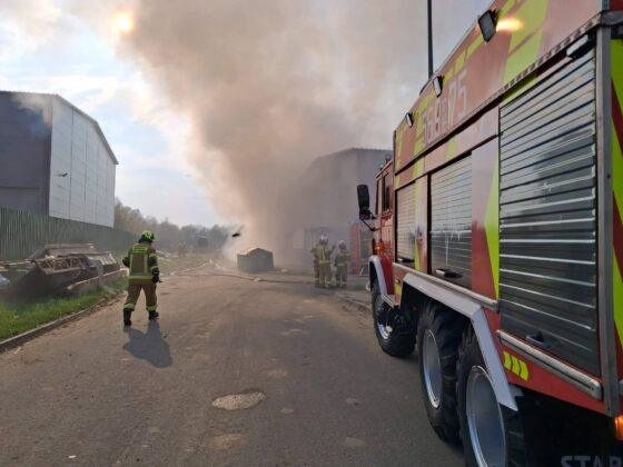 pożar w strzyżowie