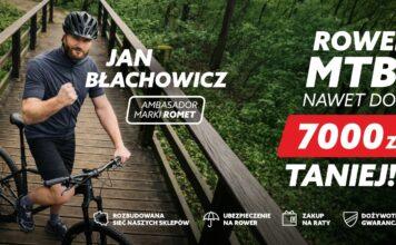 Jan Błachowicz poleca rowery kultowej marki ROMET. Wybrane modele nawet do -50% taniej w sklepie ROMET w Rzeszowie Jan Błachowicz