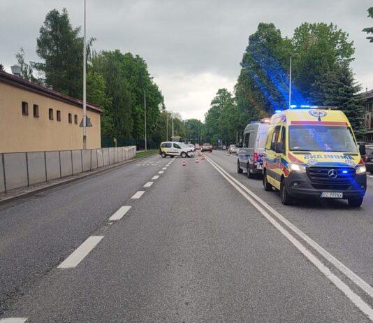 Pechowy poranek w Rzeszowie. Dwa wypadki i ranni na ulicach miasta wypadek Dąbrowskiego
