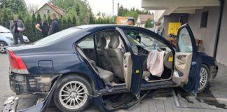 wypadek Volvo