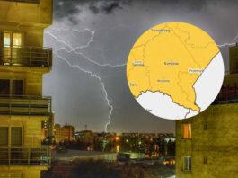 Burze i mocny wiatr nadciągają nad Podkarpacie. Zacznie się już po południu