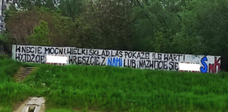 „W necie mocni, las pokaże ile wart”. Kibice rzeszowskich zespołów wymieniają się uprzejmościami przed meczem mecz-stal-rzeszow-resovia-rzeszow