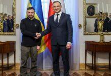 prezydenci - od lewej: Zeleński i Duda