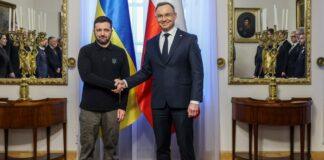 Zełenski tym razem nie poleciał w kierunku Europy z Rzeszowa? Co to oznacza? prezydenci - od lewej: Zeleński i Duda