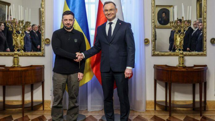 duda-zelenski-order-orla-bialego prezydenci - od lewej: Zeleński i Duda