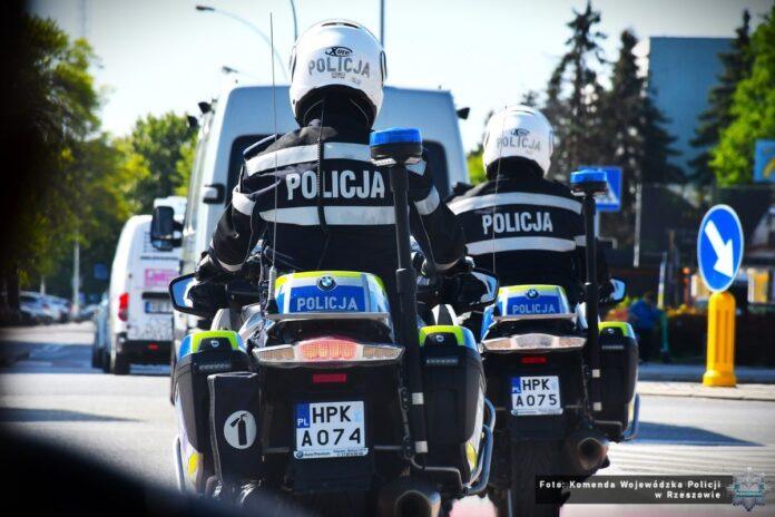 policja na motorach KWP Rzeszów policja