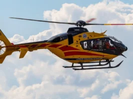 Wypadek 14-latka na hulajnodze elektrycznej. Śmigłowiec zabrał go do szpitala