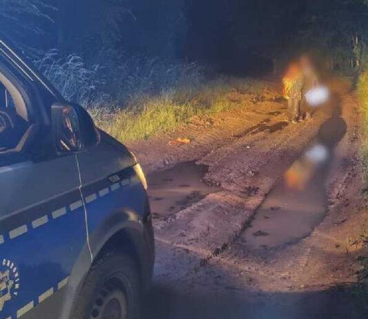 W nocy wędrowali po górach. Zgubili się, chowając przed zwierzęciem