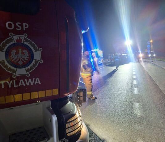 wypadek krosno