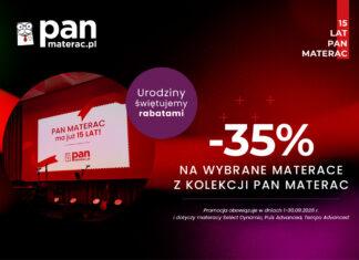 Pan Materac ma już 15 lat – świętujemy rabatami!