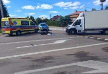 dynów wypadek motocykl