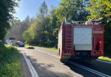 Zdradliwe podkarpackie serpentyny… Długa reanimacja motocyklisty wypadek motocyklista serpentyny góry słonne