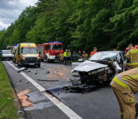 wypadek głogów