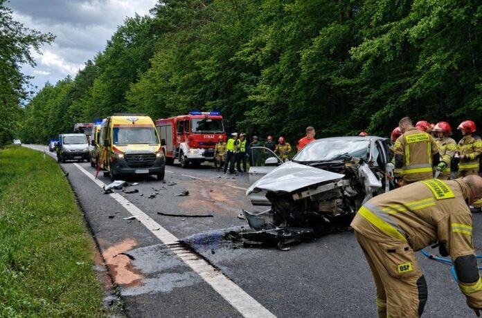 wypadek głogów